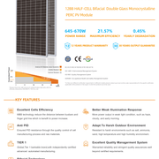 31 - Pack 660W Znshine Solar Tier 1 Bifacial Panels - 20.46kW Pallet (ZXM8 - TPLDD132 - 660) - Wholesale Pallet Deal pallet Clear Energy Partners