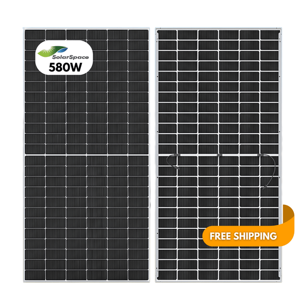 36 - Pack 580W SolarSpace N - Type TopCon Bifacial Solar Panels - 20.88kW Pallet (SS8 - 72HD - 580N) - Wholesale Pallet Deal pallet Clear Energy Partners