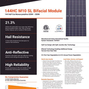 520w Heliene American Made Bifacial Solar Panel Pallet of 31 B - Grade pallet Clear Energy Partners