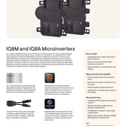 microinverter for sale - Enphase IQ8M - data sheet - microinverter system - Clear Energy Partners